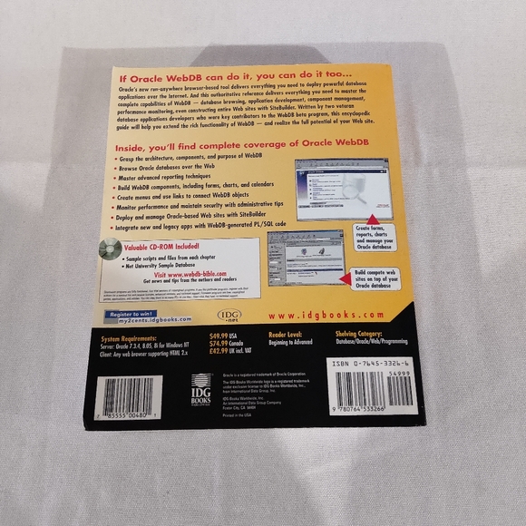 Oracle WebDB Bible, CD Included - Picture 3 of 8